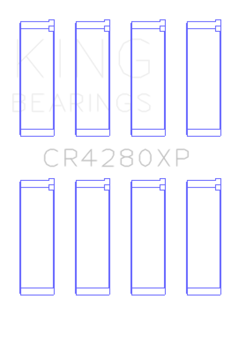 King Engine Bearings Rod Bearing Set - Size STDX for Subaru WRX/STi EJ20/EJ22/EJ25