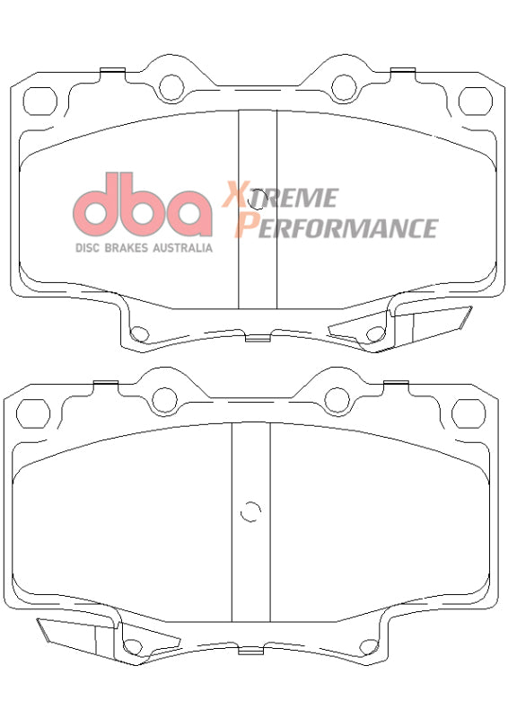 DBA Front Brake Pads Xtreme Performance for 91-96 Toyota Land Cruiser XP650