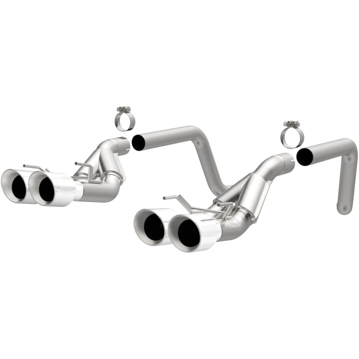 Magnaflow Cat-Back Performance Exhaust for 09-11 Chev Corvette V8 6.2L with Quad Center Rear Exit SS Tips - OneFastShop