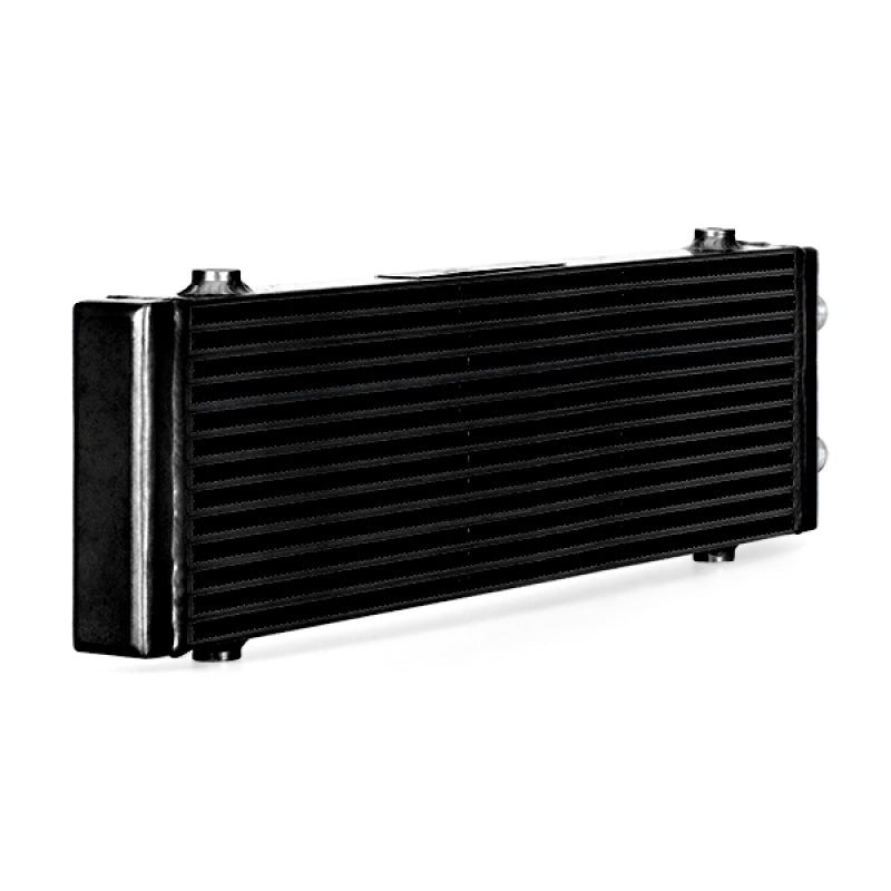 Mishimoto Universal Large Bar and Plate Dual Pass Black Oil Cooler for 2018-2021 Ford Mustang GT Bullitt Mach 1