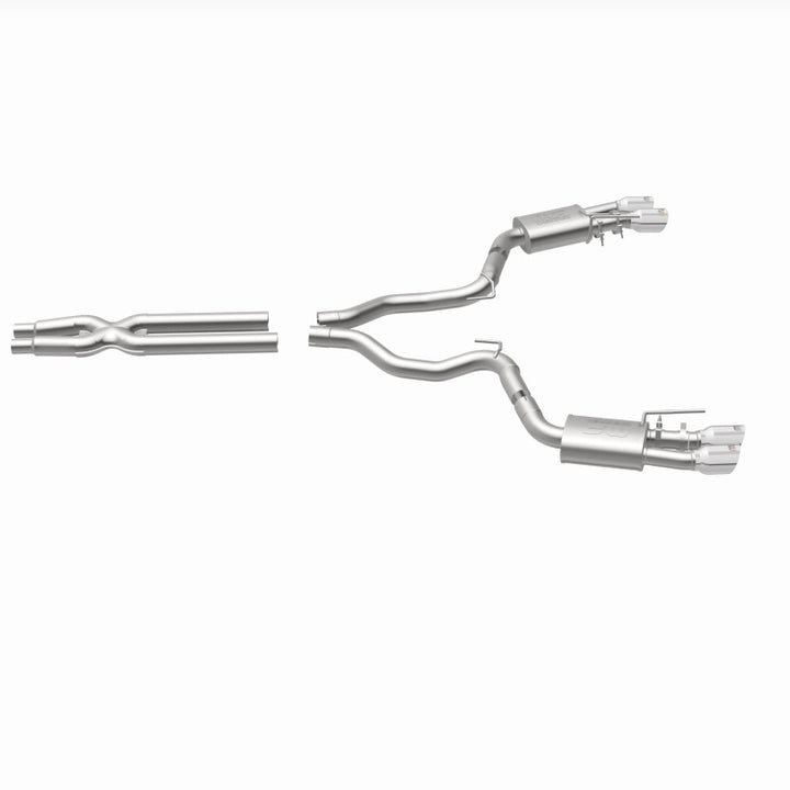 MagnaFlow Cat-Back Exhaust System 2018-2023 Ford Mustang GT 5.0L Competition Dual Exit 4in Tips - OneFastShop