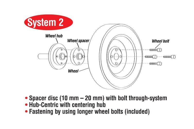 Eibach Pro-Spacer 15mm Wheel Spacers - 5x100 57.1mm Hub Bore - Pair