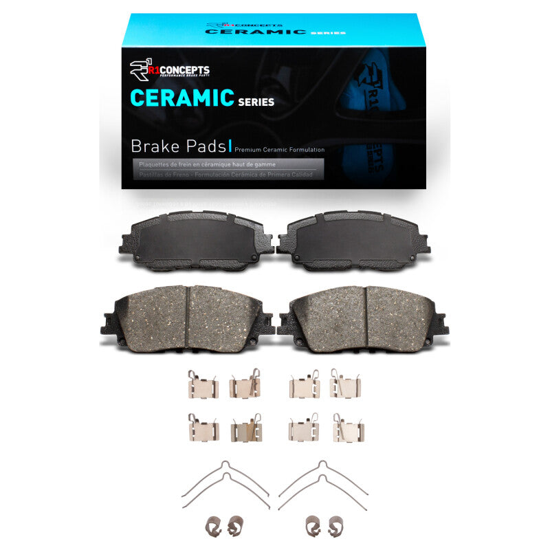 R1 2018-2025 Lexus ES250 Front R1 Ceramic Pads and Hardware Kit
