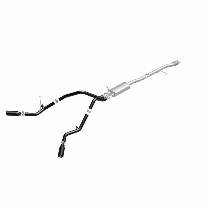 Magnaflow SYS Cat-Back 3.5in Black Dual Split Rear Tips 14-15 Chevy Silverado GMC Sierra 4.3L 5.3L