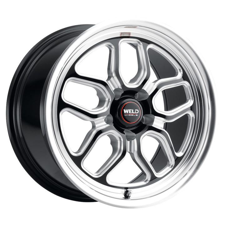 Weld S107 17X8 Laguna Wheel 5X114.3 ET00 BS4.50 Gloss Black MIL Dia 78.1 (S107) - OneFastShop