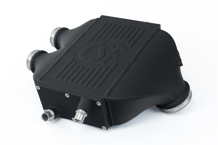 CSF Top Mount Charge-Air-Cooler Crinkle Black for 2014+ BMW M3/M4 (F8X)