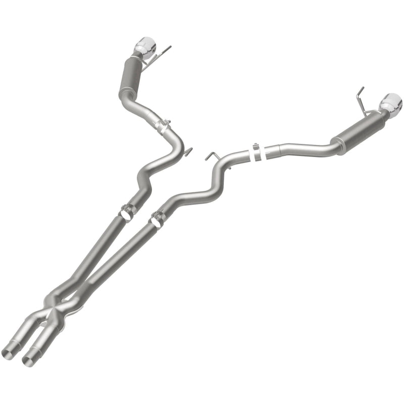 Magnaflow Cat Back Exhaust System SS 2.5in Competition Dual Split Polished 4.5in Tips 2015-2017 Ford Mustang V6 3.7L - OneFastShop