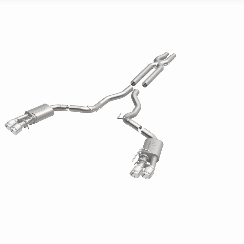 MagnaFlow Cat-Back Exhaust System 2018-2023 Ford Mustang GT 5.0L Competition Dual Exit 4in Tips - OneFastShop