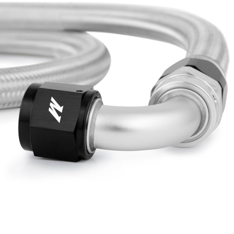 Mishimoto Stainless Steel Braided Hose with -10AN Fittings - 5 Ft