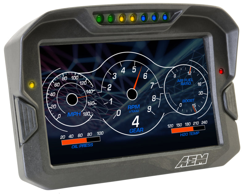 AEM CD-7 Non Logging Race Dash Carbon Fiber Digital Display – (CAN Input Only)