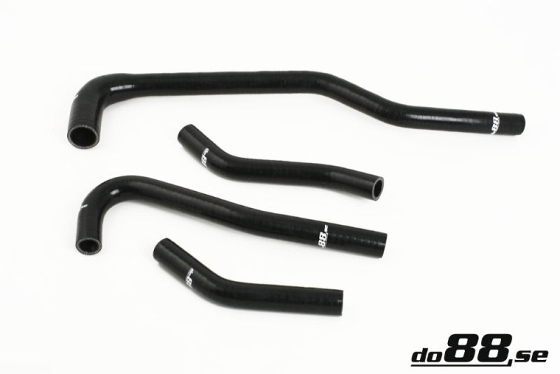 do88 Silicone Heater Hose Kit - Saab 9000 1992-1998 - Black