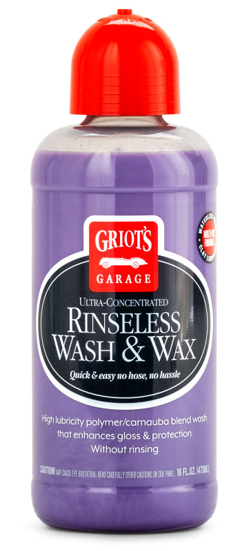 Griot's Garage Rinseless Wash & Wax - 16 oz - 12 Pack