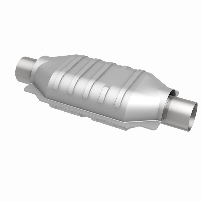 Magnaflow Universal Catalytic Converter 2.25in Inlet/Outlet Center/Center 12in Body x 7in W x 16in Overall L for Various Vehicles - OneFastShop
