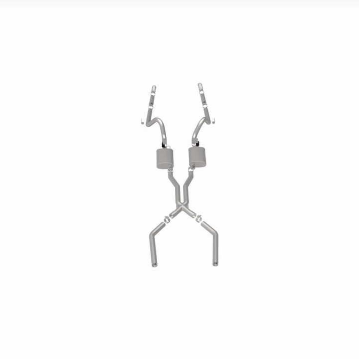 MagnaFlow Street Series Crossmember-Back Exhaust System 2.5inch - 64-66 Ford Mustang