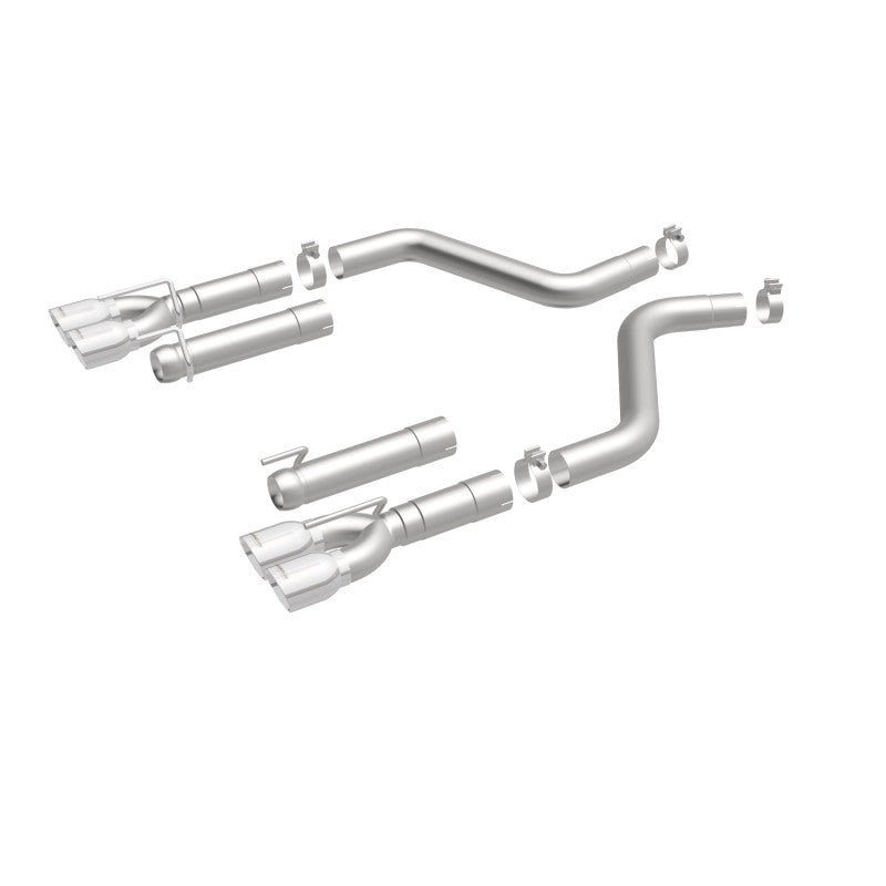 MagnaFlow Axle-Back Stainless Steel Exhaust System - Dodge Challenger 2015 incl SRT Hellcat - OneFastShop