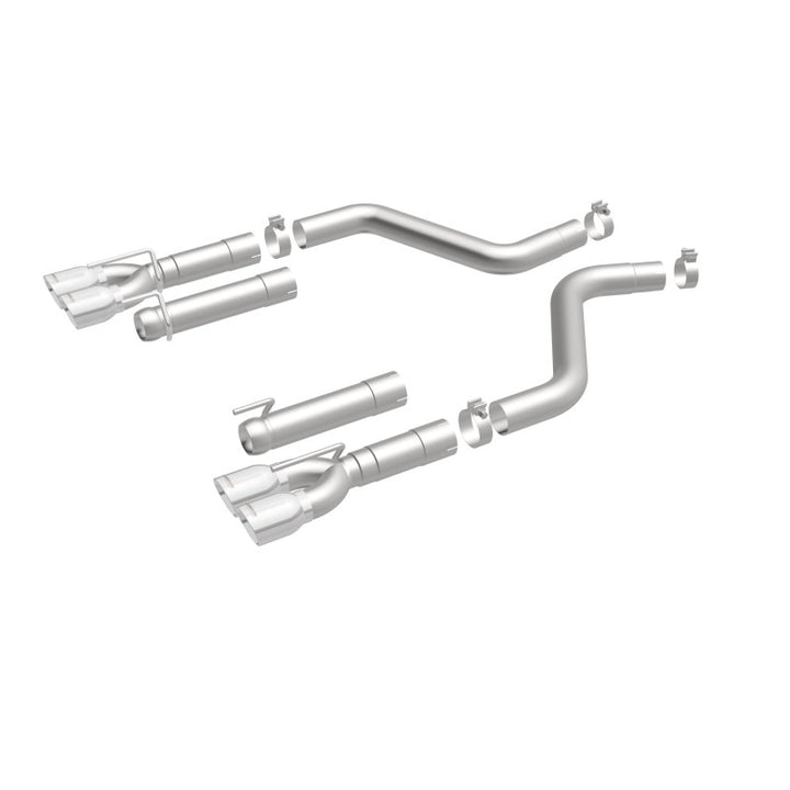 MagnaFlow Axle-Back Stainless Steel Exhaust System - Dodge Challenger 2015 incl SRT Hellcat - OneFastShop