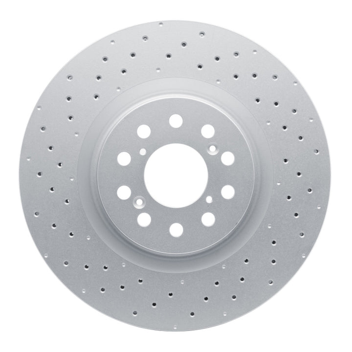 DFC 23-26 Honda Civic Hatchback Front Drilled HiCarbon Alloy Geomet Coated Rotor
