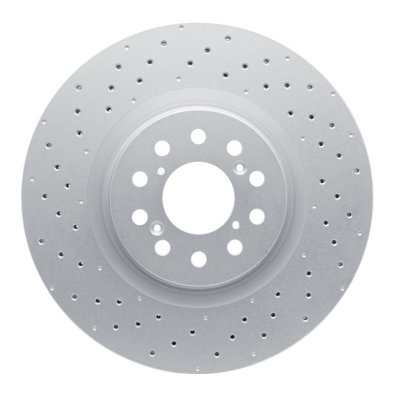 DFC 23-26 Honda Civic Hatchback Front Drilled HiCarbon Alloy Geomet Coated Rotor