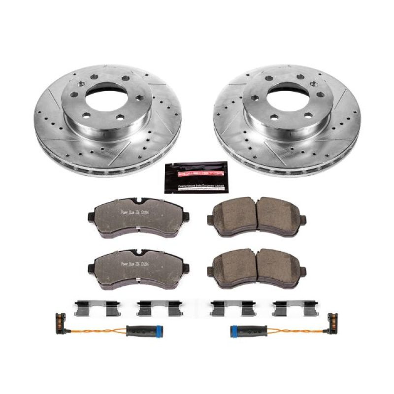 PowerStop Z36 Truck & Tow Front Brake Kit - Mercedes-Benz / Dodge Sprinter 2007-2024