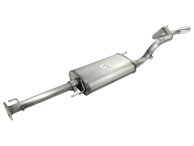 aFe MachFORCE XP Cat-Back Exhaust 4 Inch 409 Stainless Steel Oval Polished Tips 05-09 Lexus GX470 V8 4.7L
