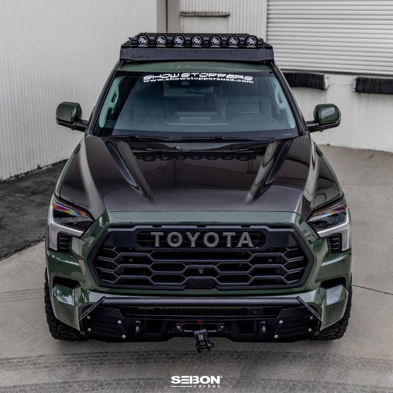 Seibon Carbon Fiber Hood for Toyota Tundra OE Style - 22-23
