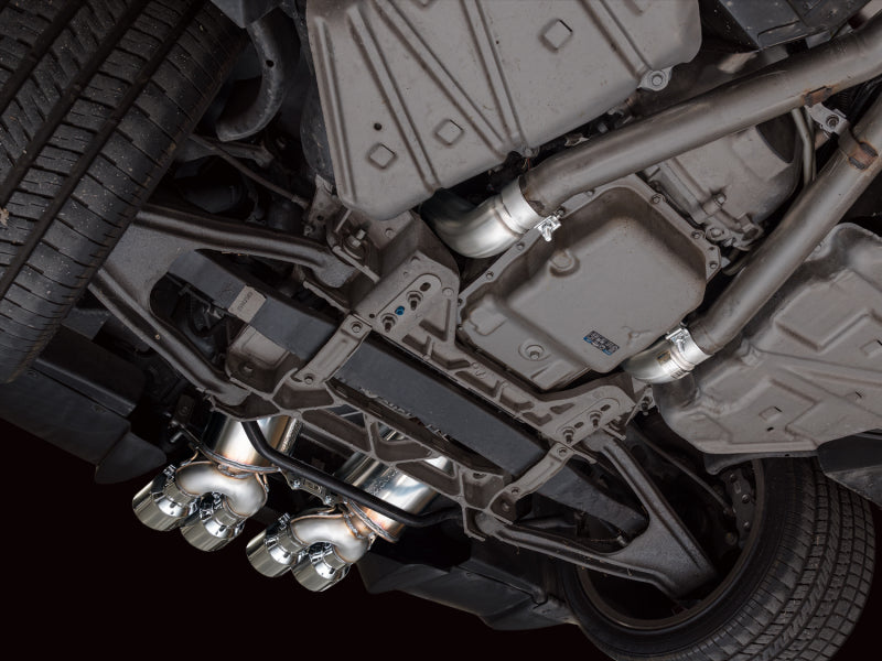 AWE Tuning Touring Edition Axle-Back Exhaust - Chevrolet Corvette C6 2005-2008 - Chrome Silver Tips, image 4