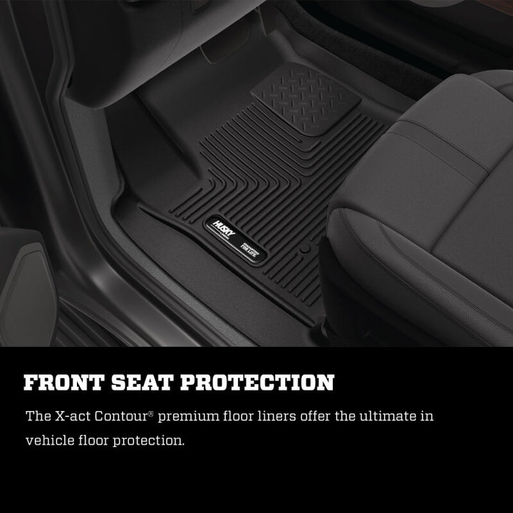 Husky Liners X-Act Contour Black Floor Liners for 18-22 Ford Expedition Max (3rd Row) - OneFastShop