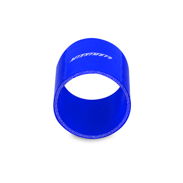 Mishimoto Silicone 3.0" Blue Straight Coupler - OneFastShop