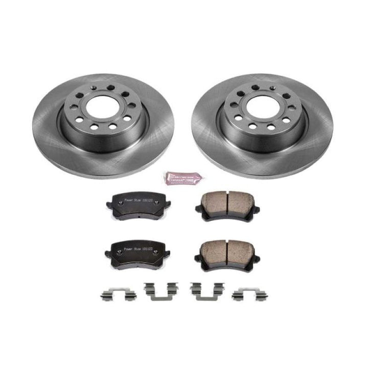 PowerStop Rear Autospecialty Brake Kit for 2015 Audi Q3 - OneFastShop