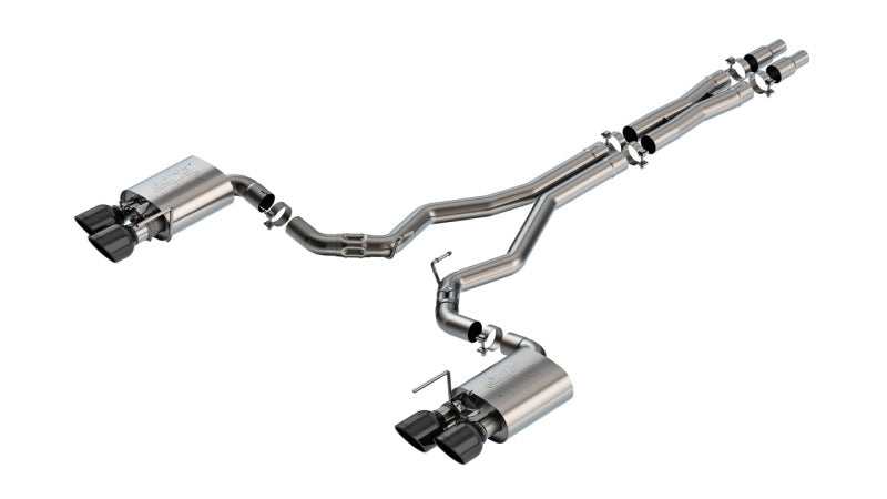 Borla ATAK Cat-Back Exhaust System for Ford Mustang Dark Horse 5.0L V8 - BC Tips (2024)