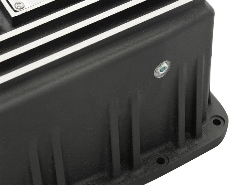 AFe Power Pro Series Transmission Pan Black Machined for 09-14 Ford F-150 Trucks