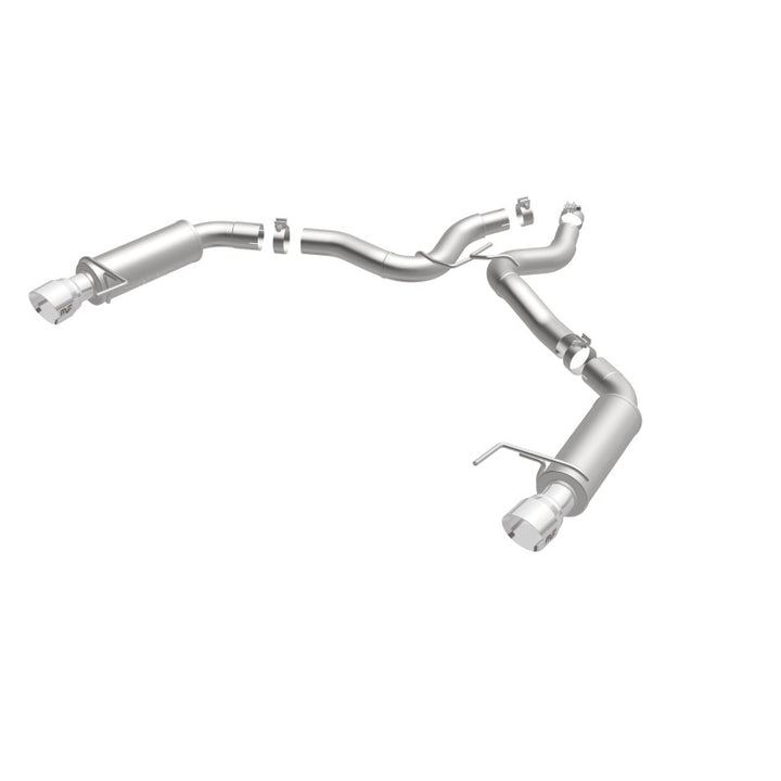 Magnaflow Axle Back Exhaust, SS, 3in, Dual Split 4.5in Tip for 2015-2017 Ford Mustang GT V8 5.0 - OneFastShop