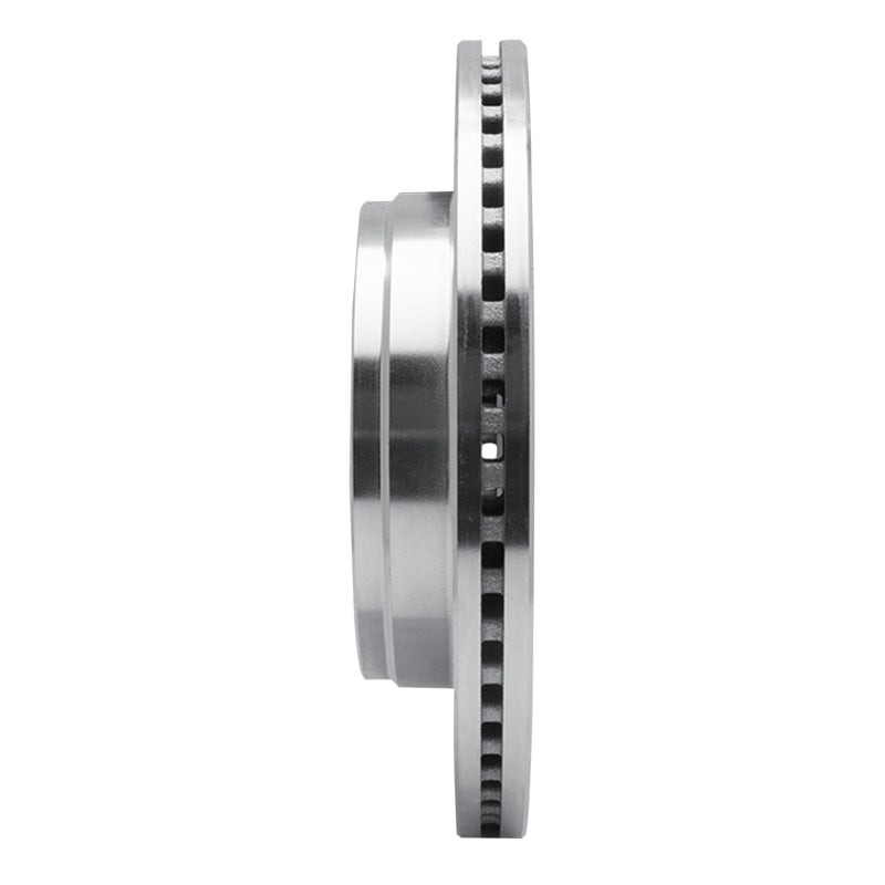 R1 02-24 Dodge Ram 1500 Front Left Drilled and Slotted Silver Brake Rotor