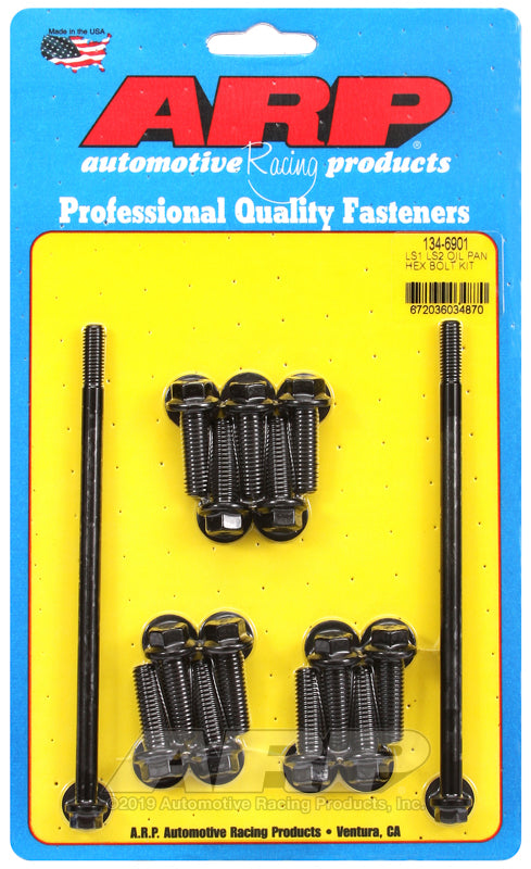 ARP LS1/LS2 Hex Oil Pan Bolt Kit - OneFastShop