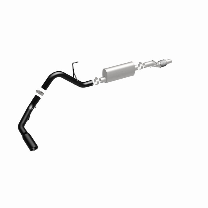 Magnaflow Cat-Back Exhaust System 3in Black 11-14 Ford F-150 3.5L V6 EcoBoost Single Side Exit Rear 3 Tip - OneFastShop