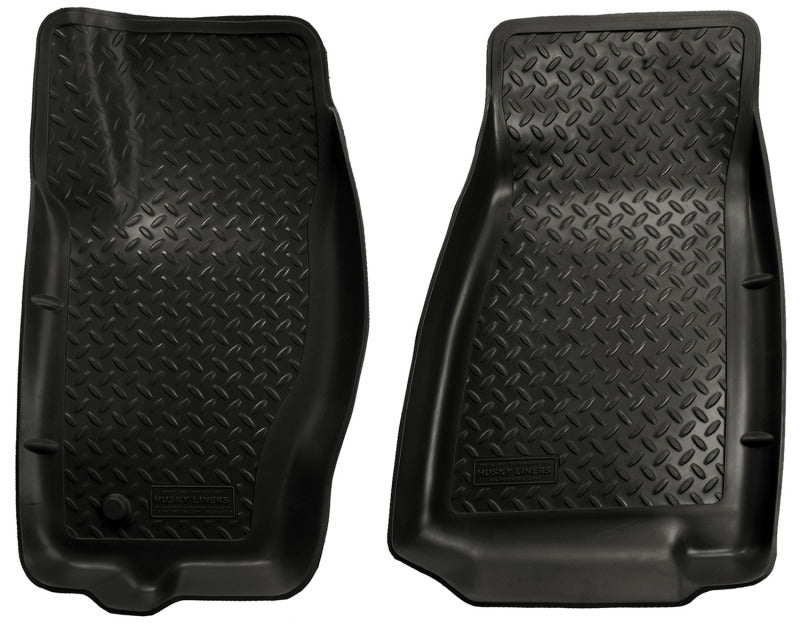Husky Liners Classic Style Black Floor Liners for 05-10 Jeep Grand Cherokee and Commander - OneFastShop