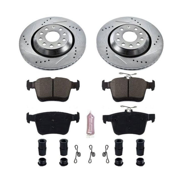 PowerStop Rear Z23 Evolution Sport Brake Kit for 17-18 Audi RS3 - OneFastShop