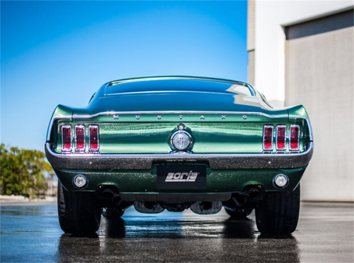 Borla CrateMuffler with ATAK Sound for Ford 5.0L Coyote - 2.5in Offset/Center Muffler - OneFastShop