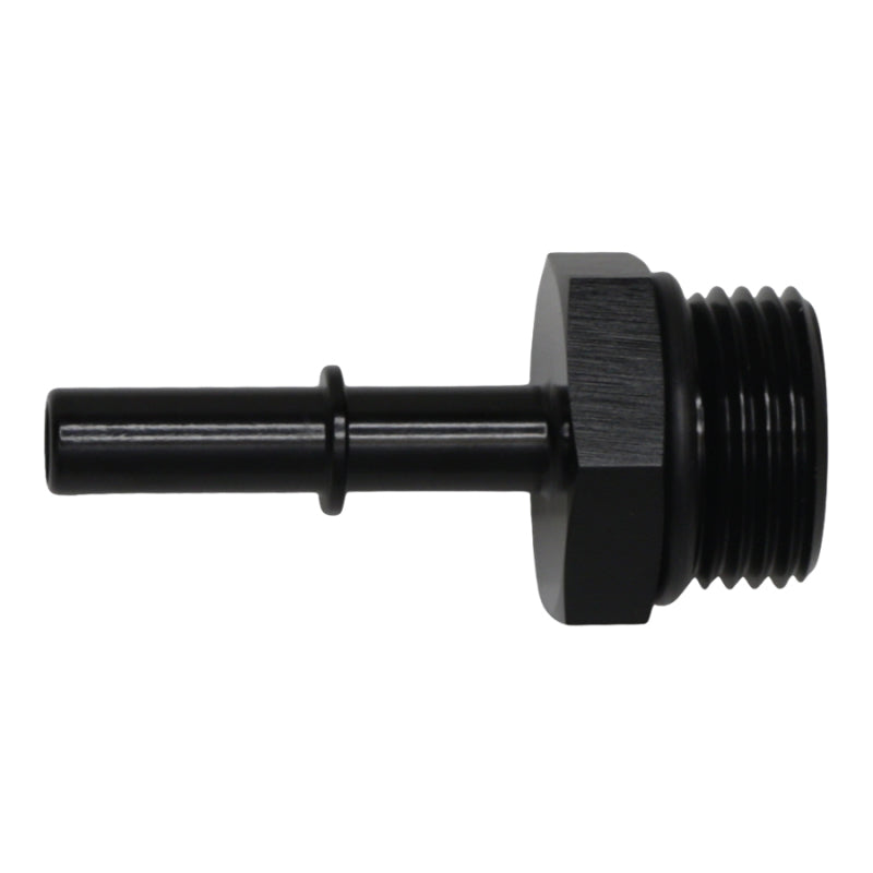 DeatschWerks 10AN ORB Male to 5/16 in Male EFI Quick Connect Adapter - Matte Black