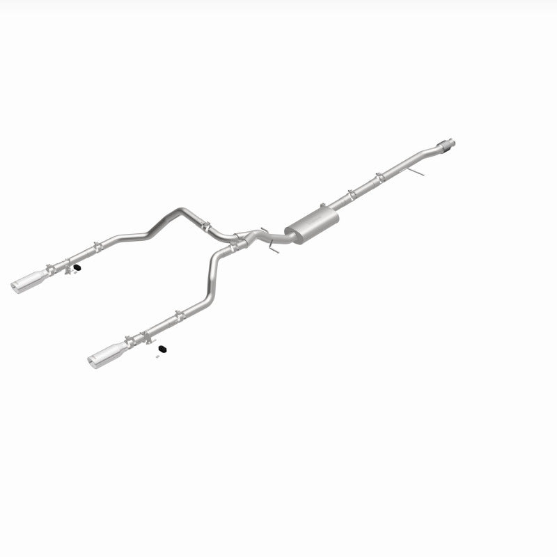 Magnaflow Street Series Dual Exit Exhaust for 2019-2024 Chevy Silverado 1500 V8 5.3L/V6 4.3 with Polished Tips - OneFastShop