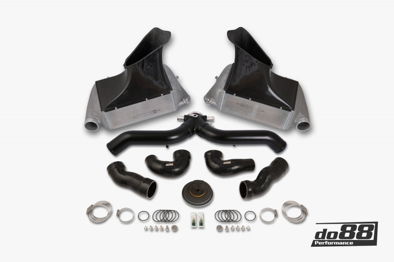 do88 BigPack Black Y-Pipe Intercooler Kit - Porsche 911 Turbo / Turbo S (997.2) 2010-2012