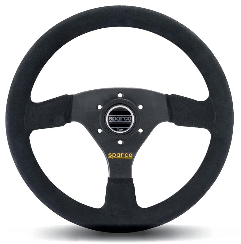 Sparco 323 Steering Wheel Suede Black (323) (323) (323) - OneFastShop