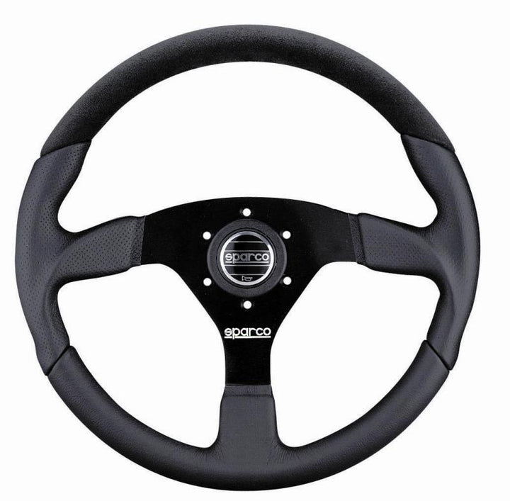 Sparco L505 Lap 5 Steering Wheel Black Black Black - OneFastShop