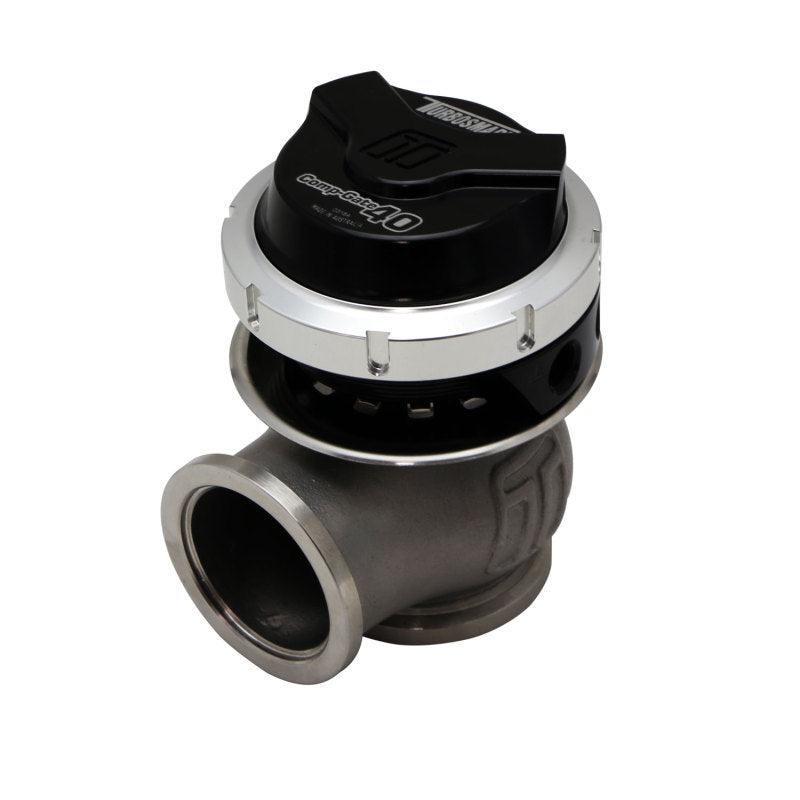 Turbosmart GenV CompGate40 External Wastegate - 40mm, 14 psi, Black, image 2