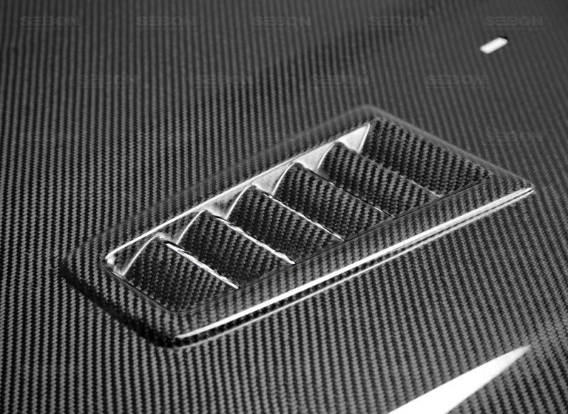Seibon RS Style Carbon Fiber Hood for 14+ Ford Fiesta