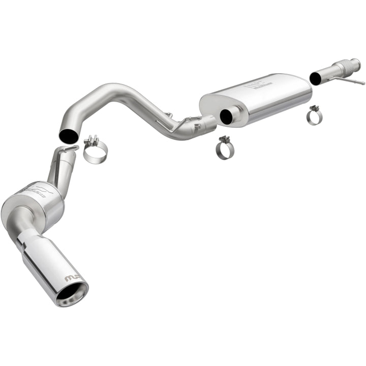 Magnaflow Cat-Back Exhaust System 3in Single Rear Exit 4in Tip for 2015-2020 Chevrolet Tahoe GMC Yukon - OneFastShop