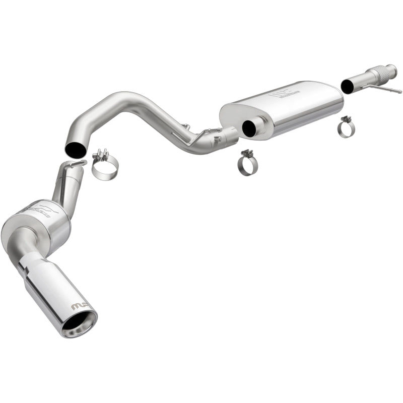 Magnaflow Cat-Back Exhaust System 3in Single Rear Exit 4in Tip for 2015-2020 Chevrolet Tahoe GMC Yukon - OneFastShop