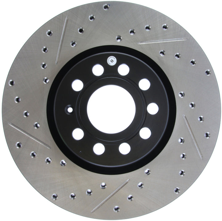 StopTech Slotted & Drilled Sport Brake Rotor for Audi Volkswagen Models 2006-2021 - OneFastShop