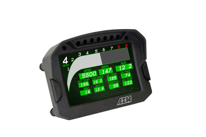 AEM CD-5G Carbon Digital Dash Display w/ Interal 10Hz GPS & Antenna - OneFastShop
