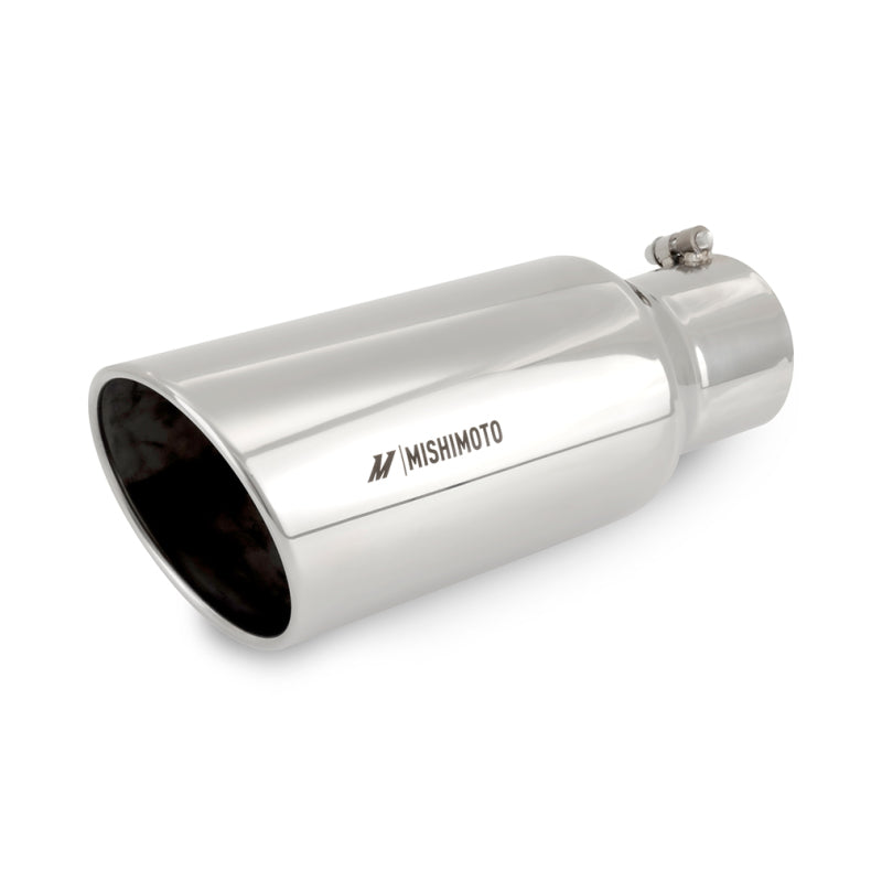 Mishimoto Steel Muffler Tip 5in Inlet 6in Outlet Polished - OneFastShop